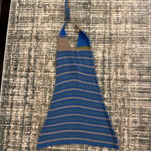 Knit Halter Mini Dress